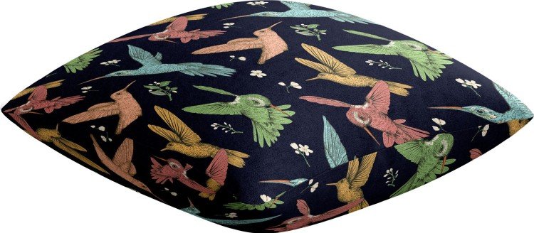 Подушка квадратная Cortin «Птицы и цветы»